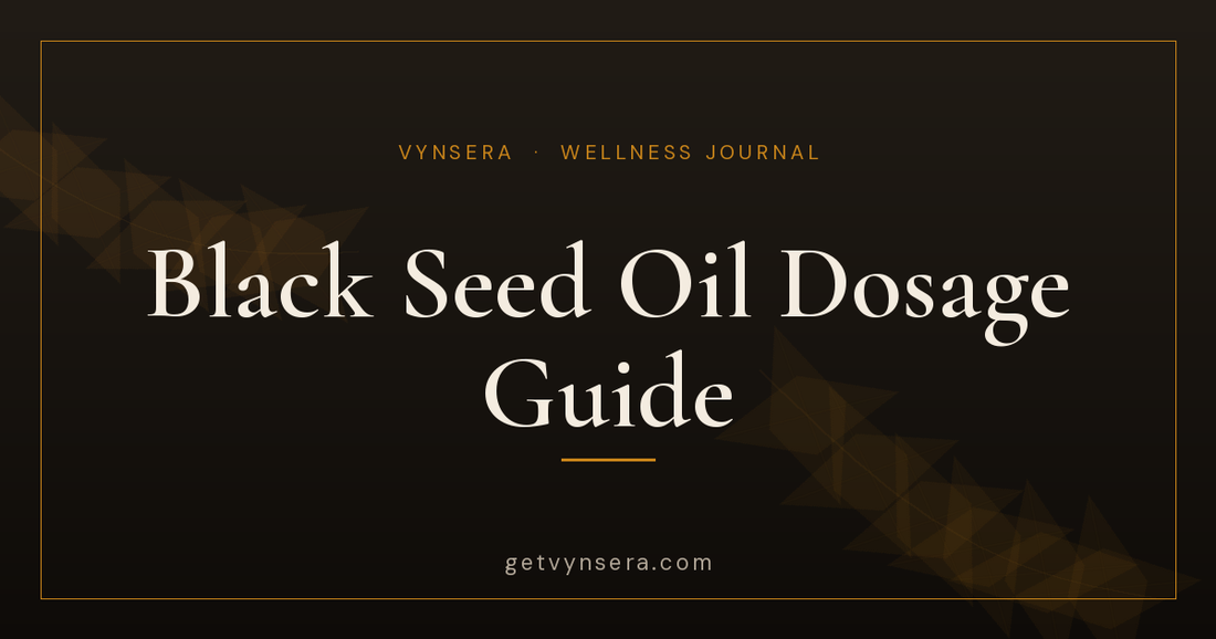 Black seed oil dosage guide - how much should you take