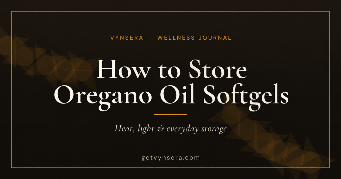 How to Store Oregano Oil Softgels — Heat, light and everyday storage