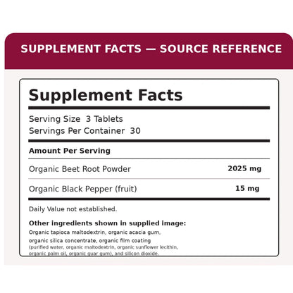 Beet Root Tablets (organic)