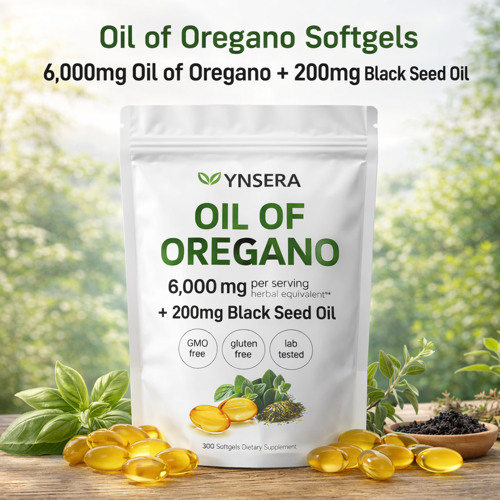 Oil of Oregano Softgels with Black Seed Oil — 300 Gels