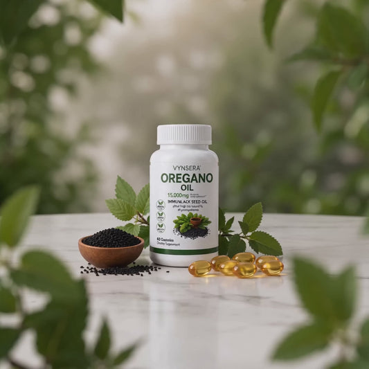 Oregano Oil Capsules with Black Seed Oil — 60 Gels