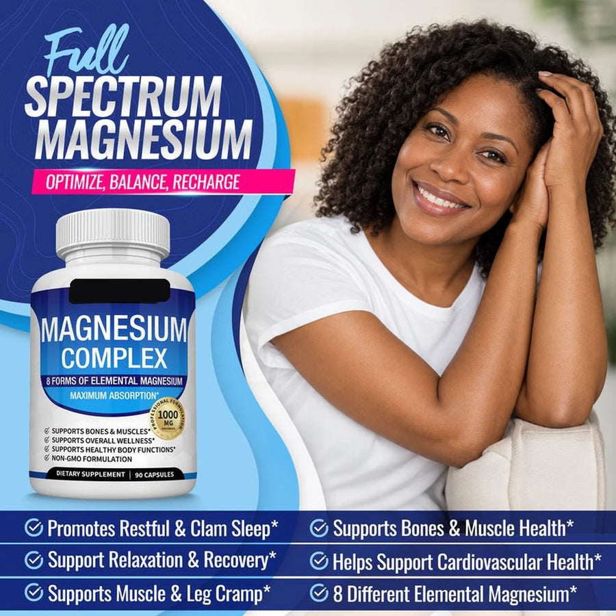 Magnesium Complex Capsules — 90 Count