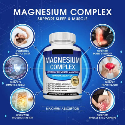 Magnesium Complex sleep and muscle support diagram